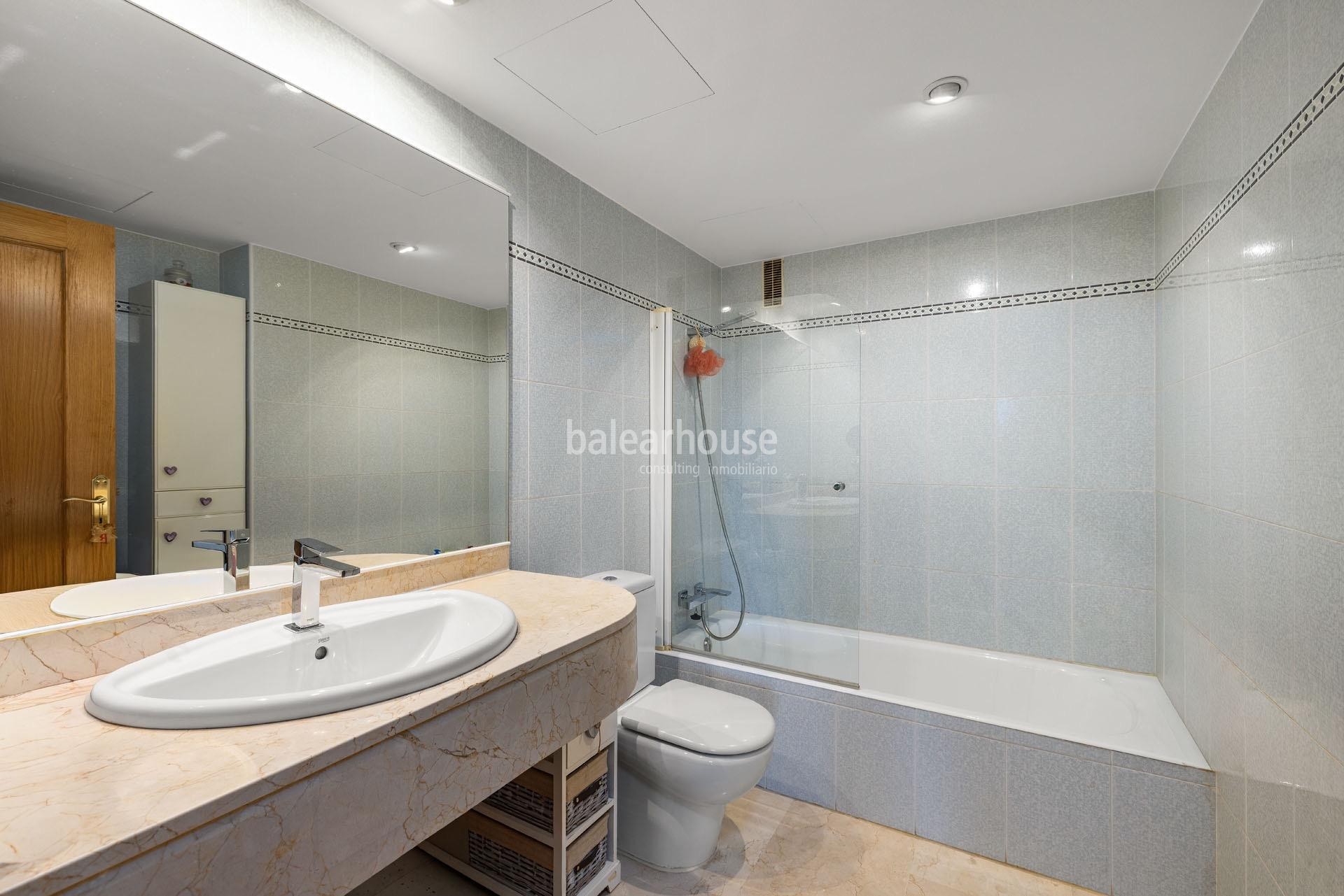 Moderno y luminoso piso dentro del verde entorno de sa Teulera en Palma