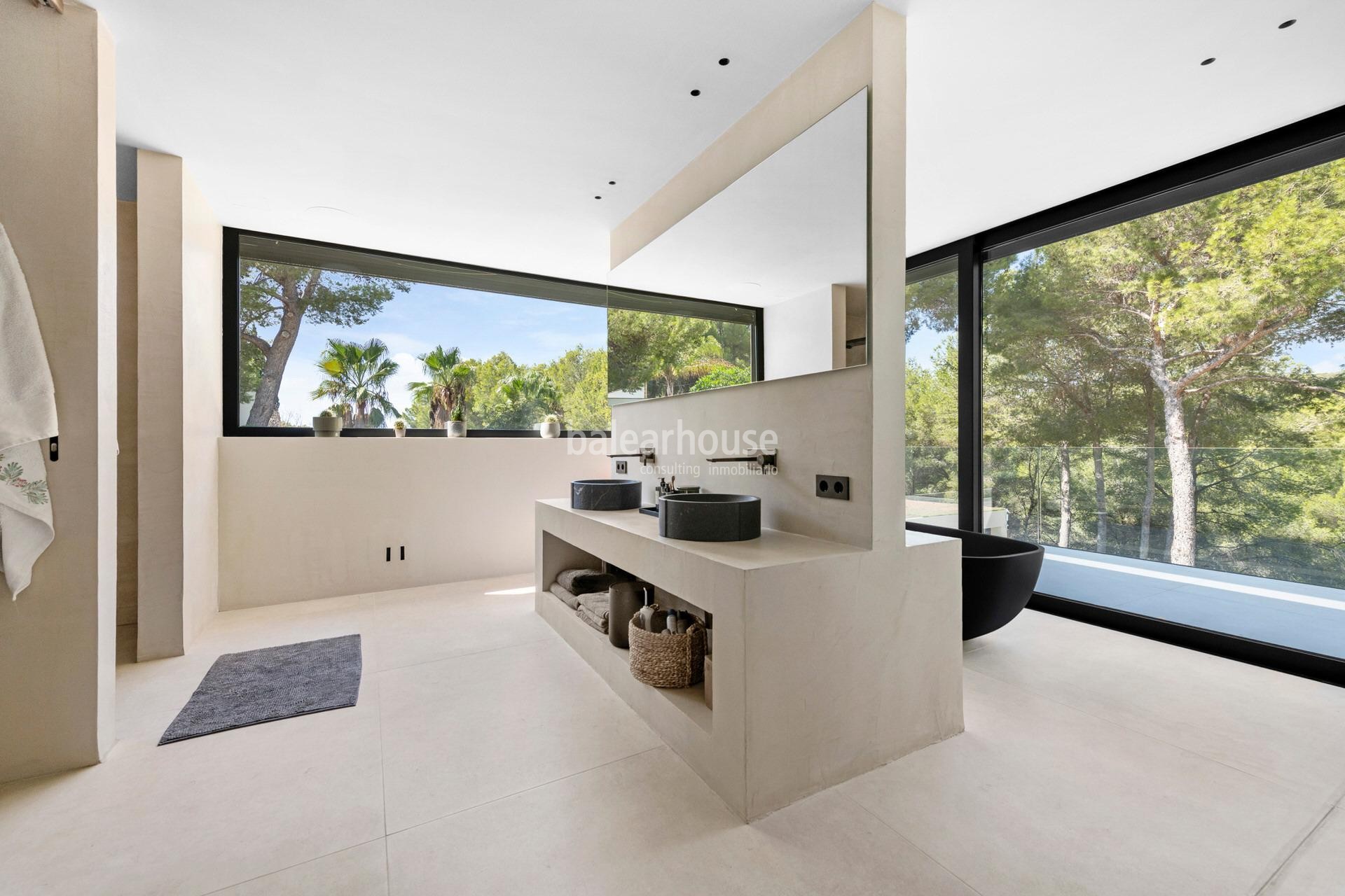 Large modern villa in Costa de la Calma, surrounded by nature, close to beaches and with magnificent outdoor spaces