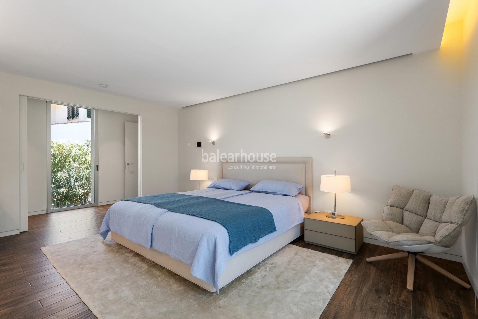 Exclusiva villa de diseño contemporáneo con grandes espacios abiertos, piscina  y amplias terrazas en Santa Ponsa