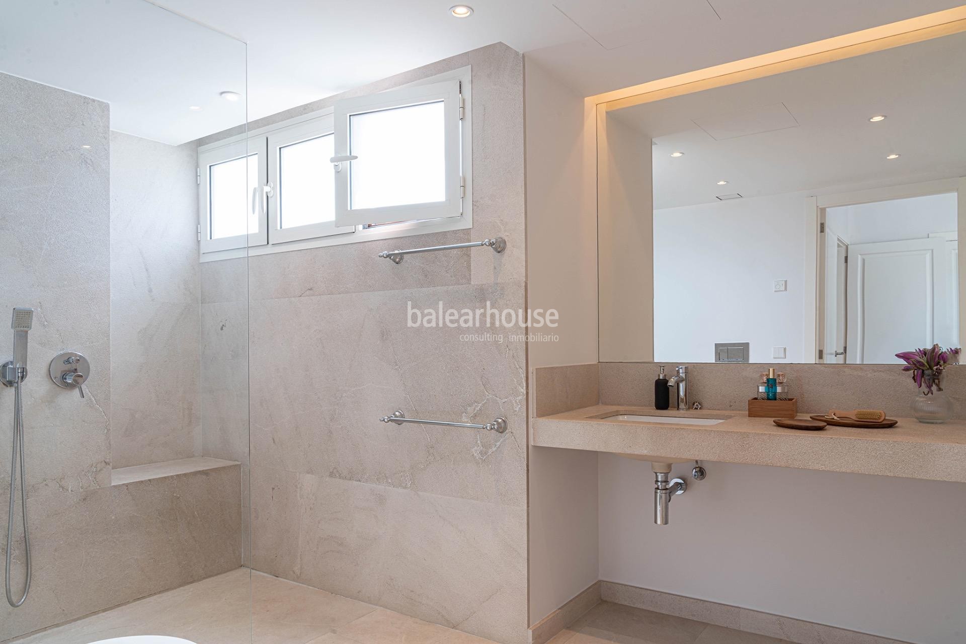 Elegante piso con terraza y piscina en Santa Catalina frente al Tennis Club de Palma