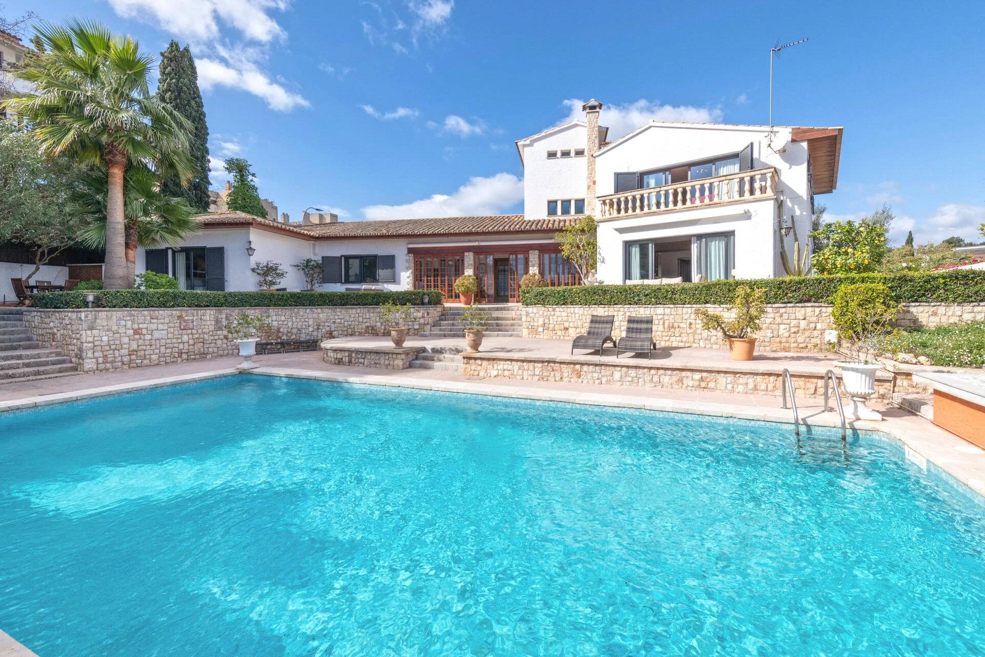 Exclusive grand villa in Son Armadans with expansive garden and pool areas