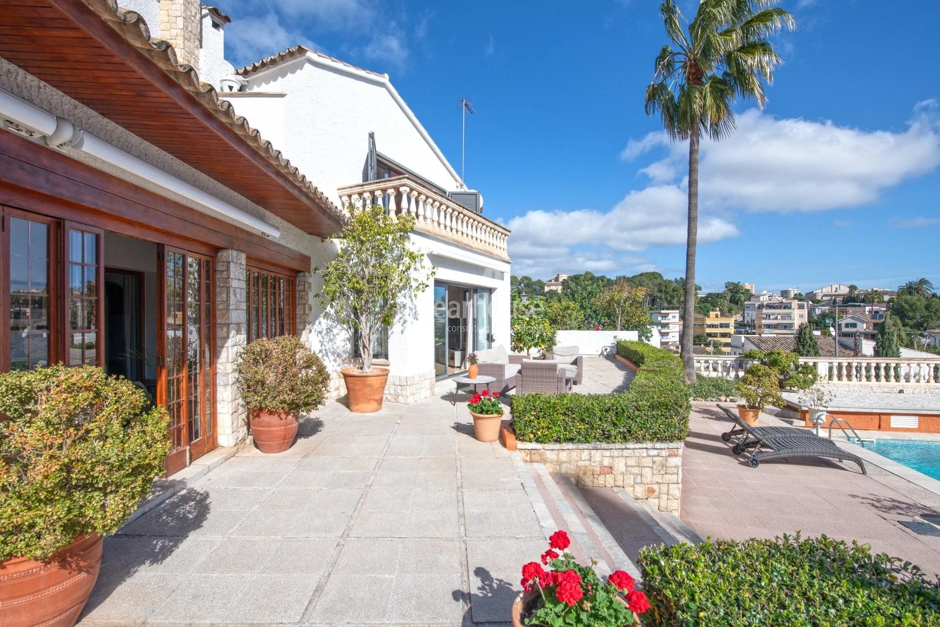 Exclusive grand villa in Son Armadans with expansive garden and pool areas