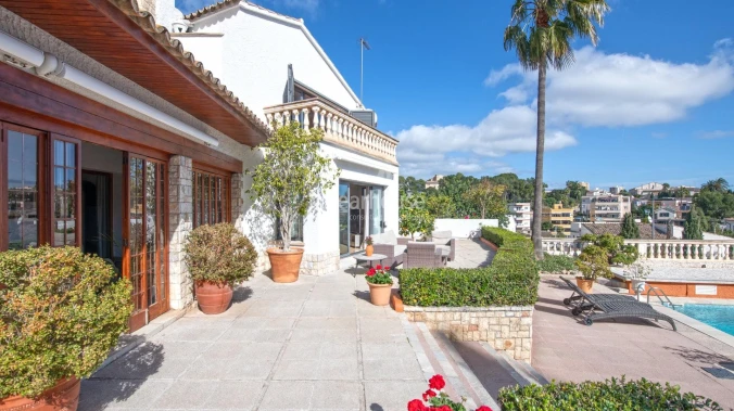 Exclusive grand villa in Son Armadans with expansive garden and pool areas