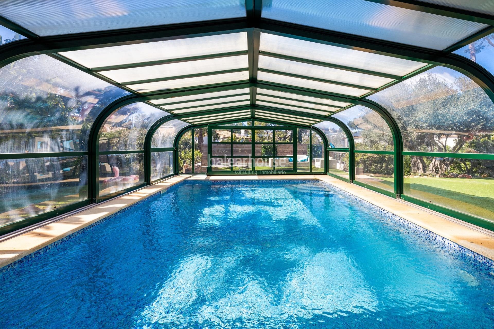 Elegante Villa mit gepflegten Außenanlagen und hoher Privatsphäre in exklusiver Lage von Santa Ponsa