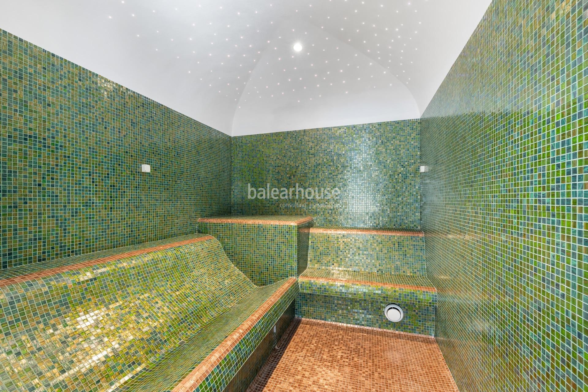 Elegante Villa mit gepflegten Außenanlagen und hoher Privatsphäre in exklusiver Lage von Santa Ponsa