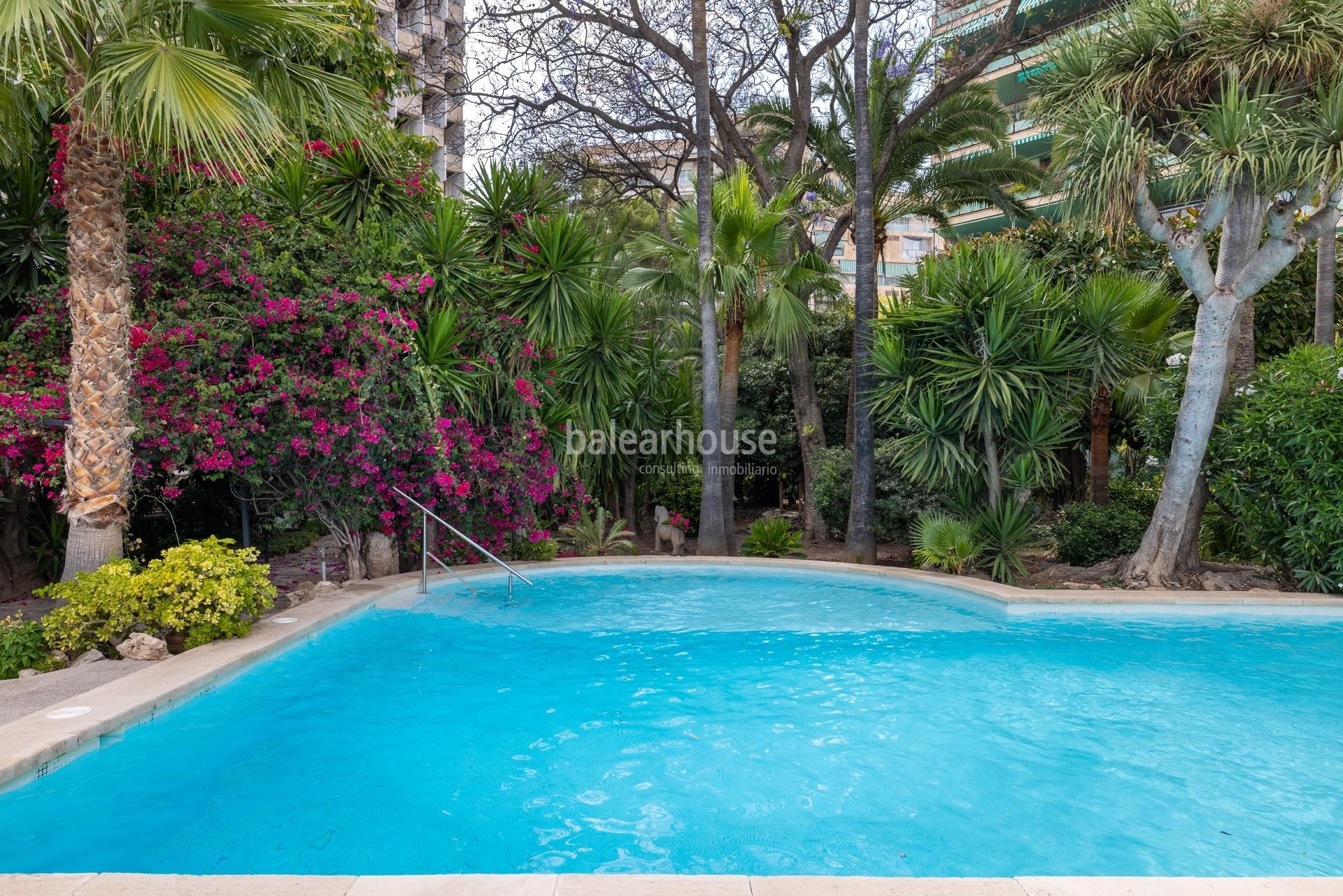 Spektakuläre Wohnung am Paseo Marítimo de Palma: Geräumigkeit mit herrlichen Außenterrassen mit Blick auf das Meer