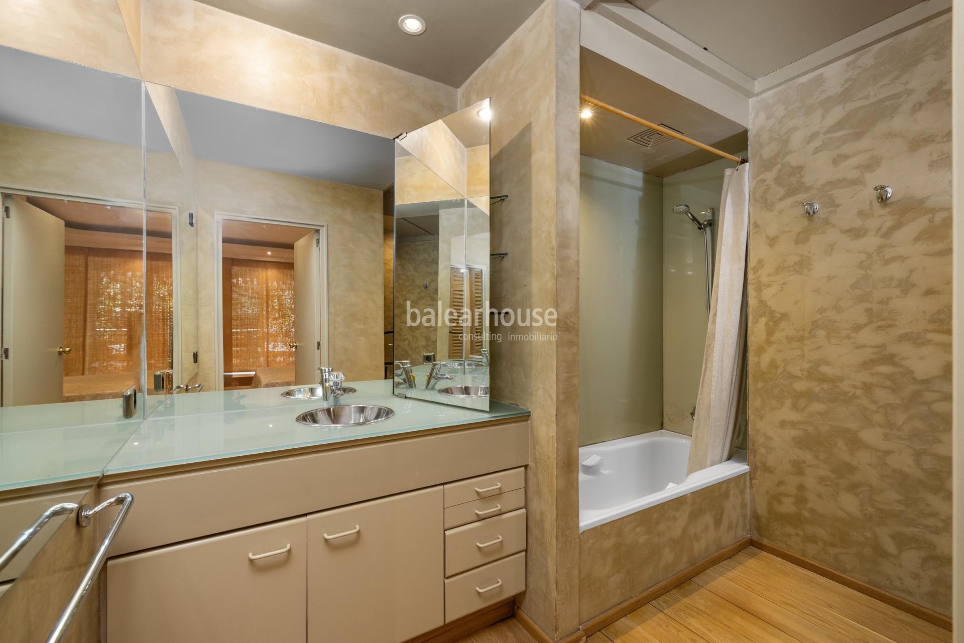 Spektakuläre Wohnung am Paseo Marítimo de Palma: Geräumigkeit mit herrlichen Außenterrassen mit Blick auf das Meer