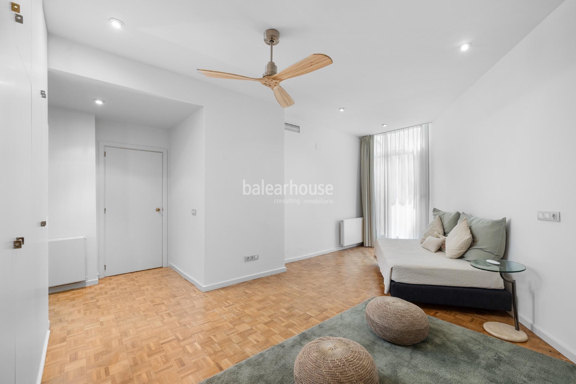 Spektakuläre Wohnung am Paseo Marítimo de Palma: Geräumigkeit mit herrlichen Außenterrassen mit Blick auf das Meer