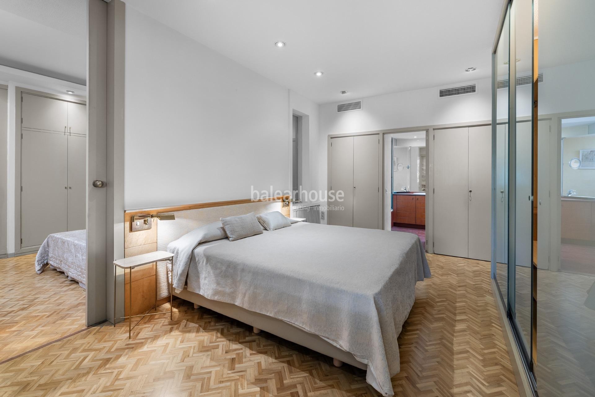 Spektakuläre Wohnung am Paseo Marítimo de Palma: Geräumigkeit mit herrlichen Außenterrassen mit Blick auf das Meer