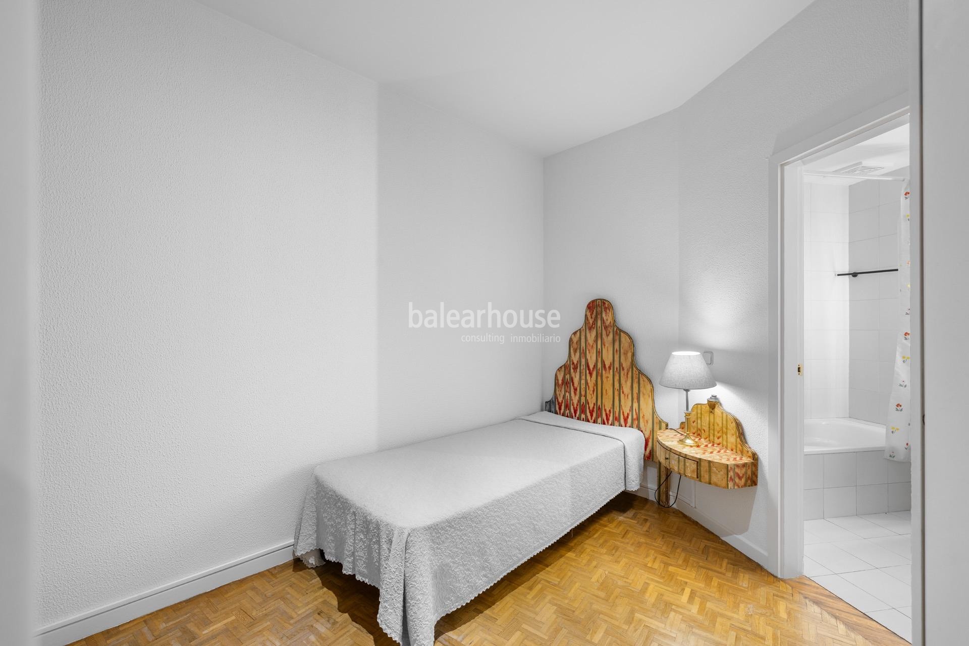 Spektakuläre Wohnung am Paseo Marítimo de Palma: Geräumigkeit mit herrlichen Außenterrassen mit Blick auf das Meer