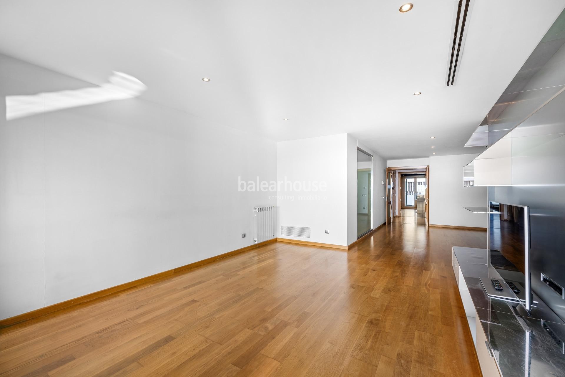 Wunderschöne Wohnung in erster Meereslinie in Portixol, mit großer Terrasse, hochwertiger Ausstattung und exklusiven Annehmlichkeiten