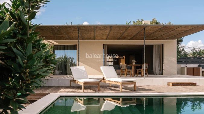 Beautiful newly built finca in Establiments with terraces, swimming pool and premium finishes