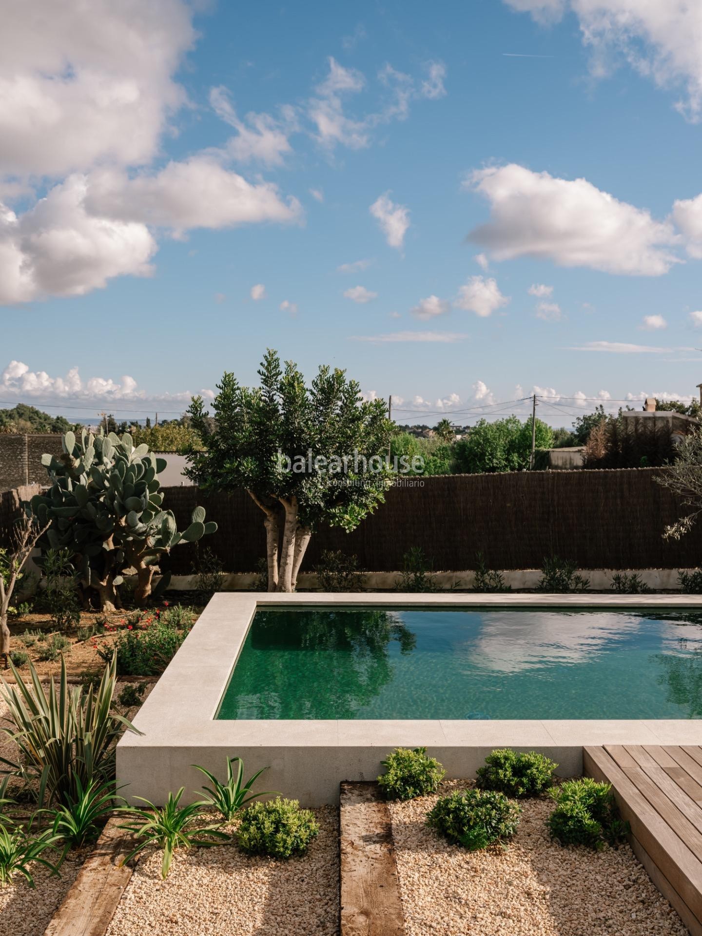 Preciosa finca de obra nueva en Establiments con terrazas, piscina y calidades premium