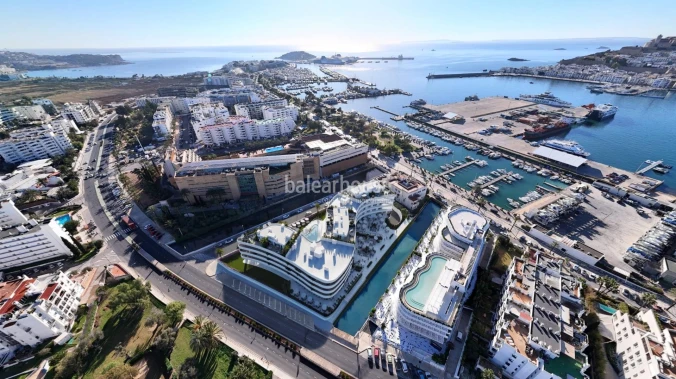 Exklusives Wohnprojekt mit atemberaubendem Meerblick in Marina Botafoch, Ibiza