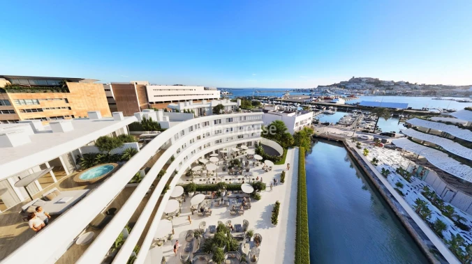 Exklusives Wohnprojekt mit atemberaubendem Meerblick in Marina Botafoch, Ibiza