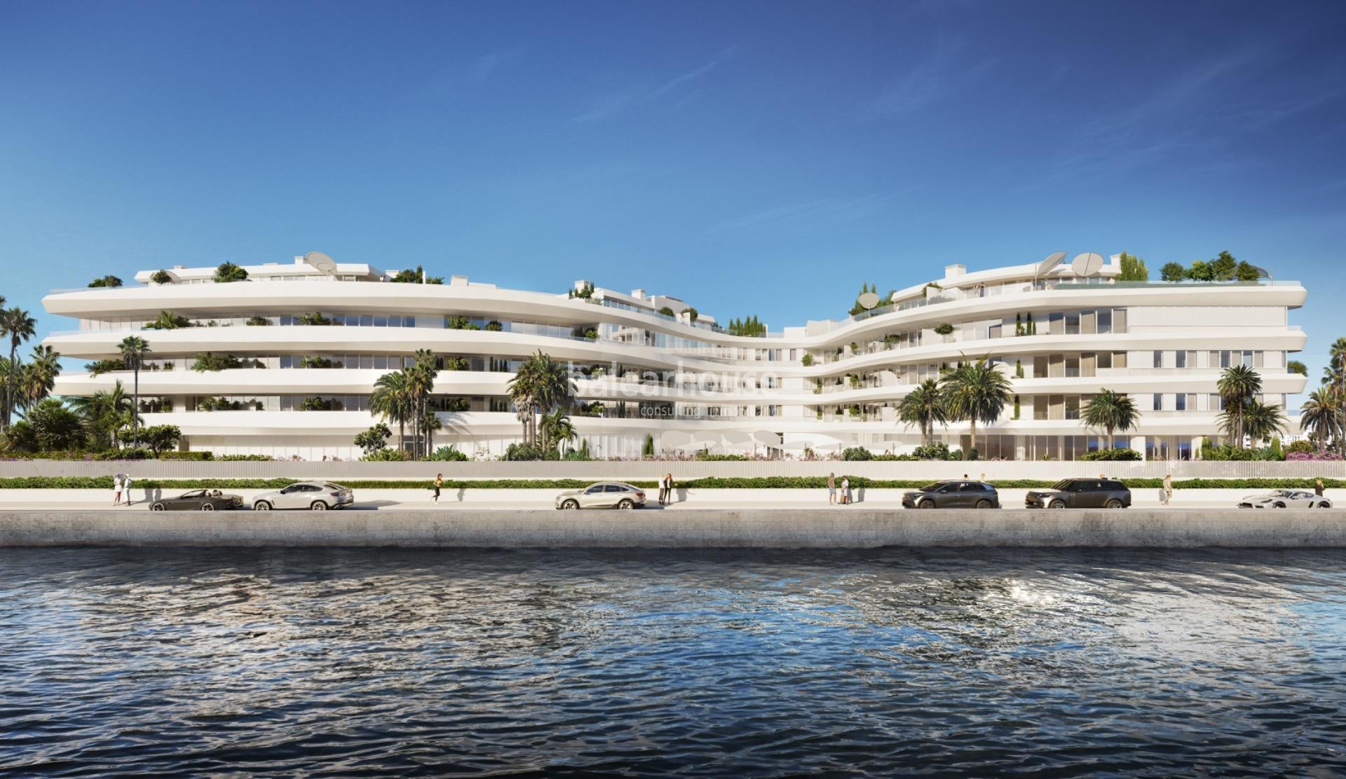 Exclusive residential development offering breathtaking sea views in Marina Botafoch, Ibiza