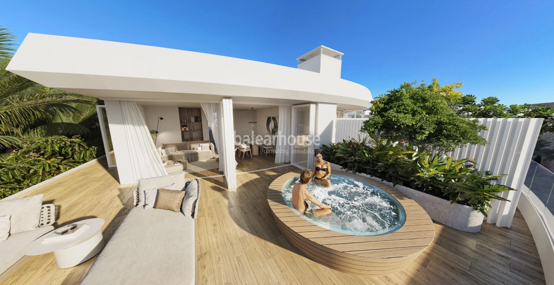 Exclusive residential development offering breathtaking sea views in Marina Botafoch, Ibiza