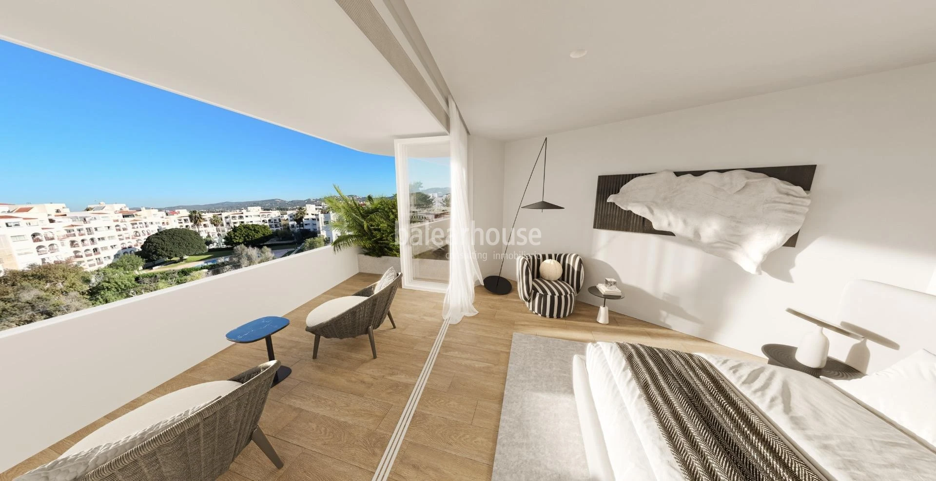 Exclusive residential development offering breathtaking sea views in Marina Botafoch, Ibiza