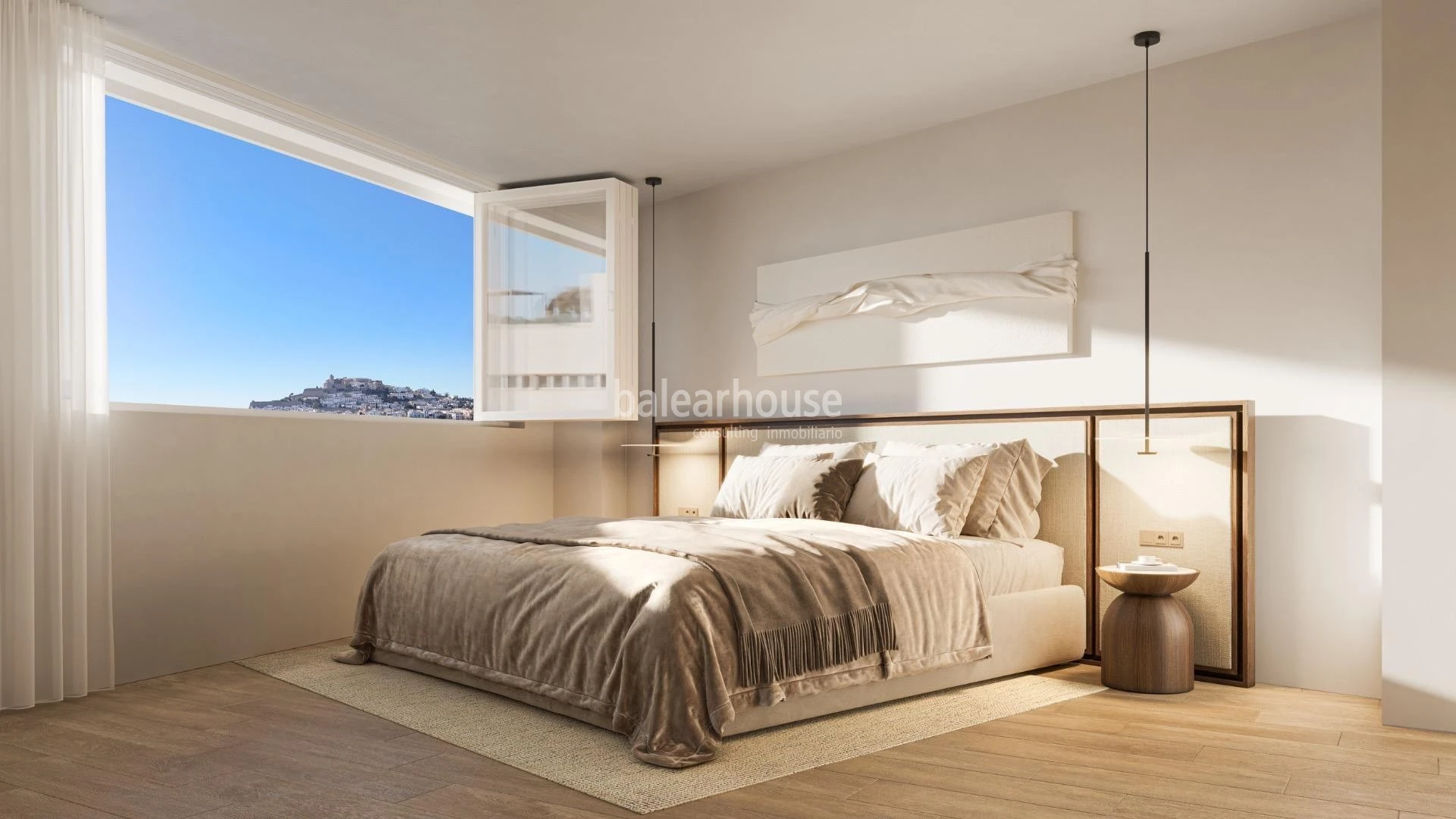 Exclusivos áticos y viviendas de obra nueva en Ibiza con privilegiadas vistas al puerto y al mar