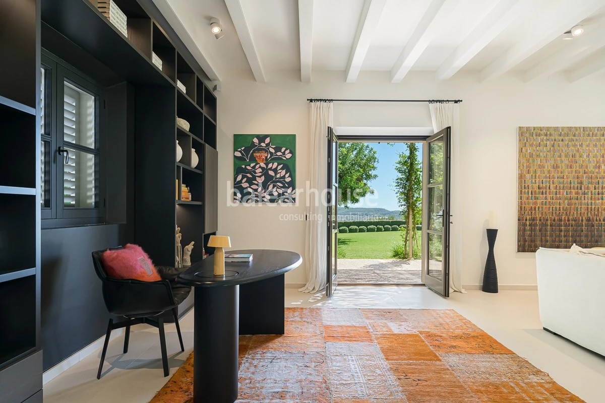 Elegante private Finca inmitten der Natur mit großzügigen Flächen, Pool und Wellnessbereichen