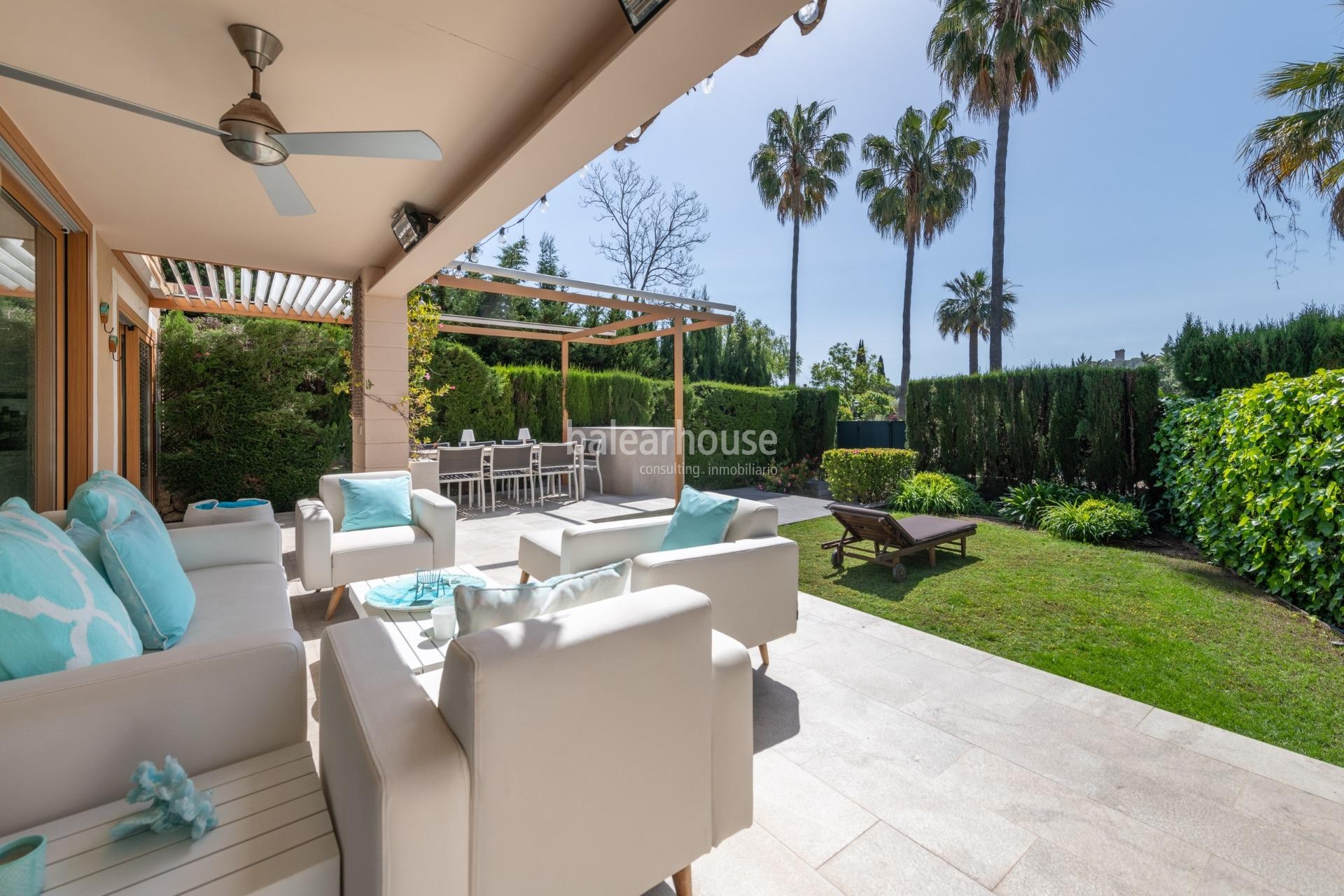 Modern Mediterranean design with light-filled spaces and a spacious garden in Palma’s green heart