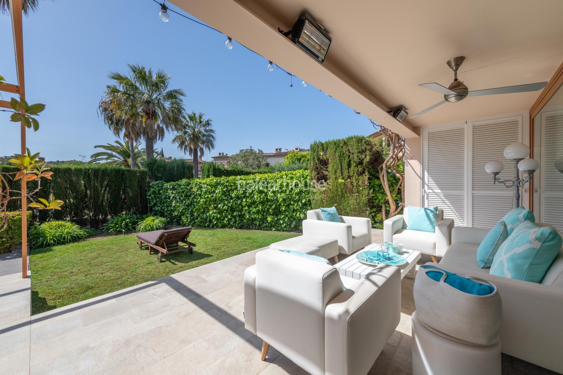Modern Mediterranean design with light-filled spaces and a spacious garden in Palma’s green heart