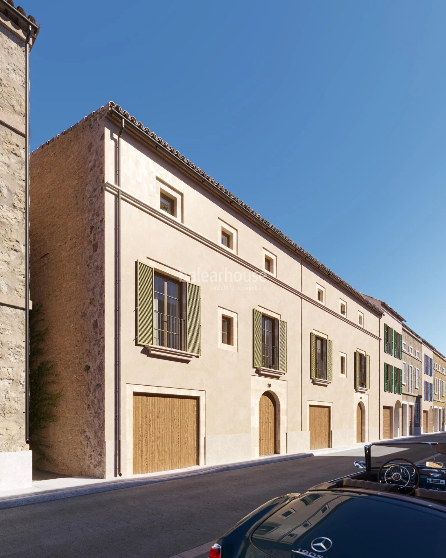 Casas de inspiración tradicional y líneas actuales con jardín, piscina y privilegiadas vistas a la Tramuntana