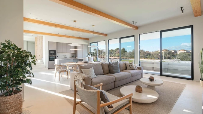 Contemporary and sustainable design with panoramic terraces and views of the Tramuntana