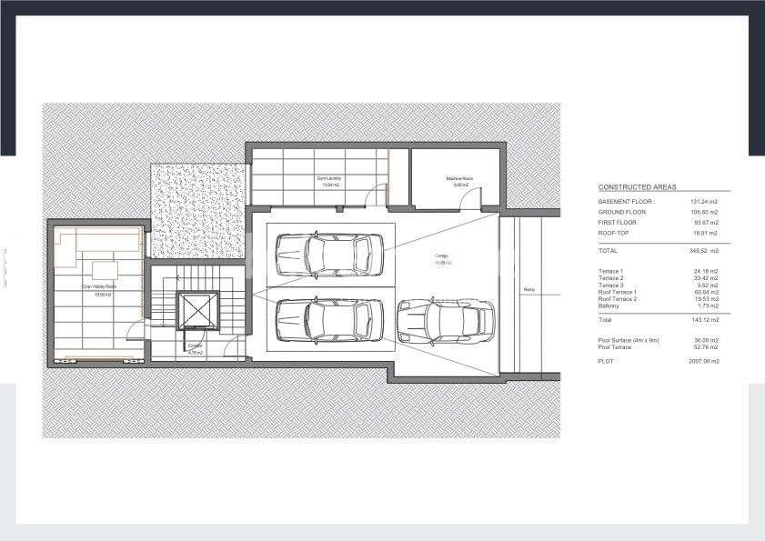 Contemporary and sustainable design with panoramic terraces and views of the Tramuntana