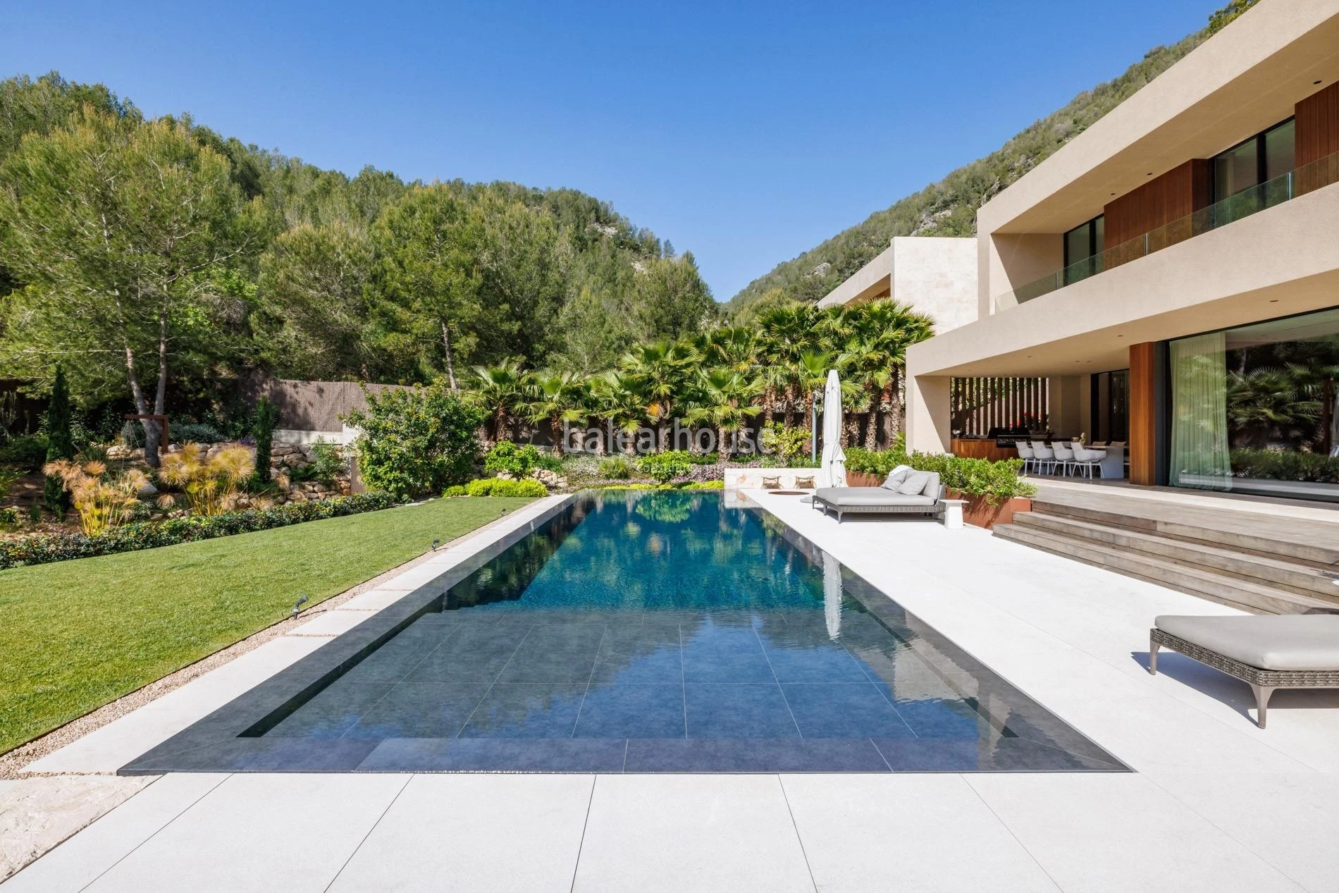 Contemporary design and seamless outdoor living in the natural setting of Son Vida