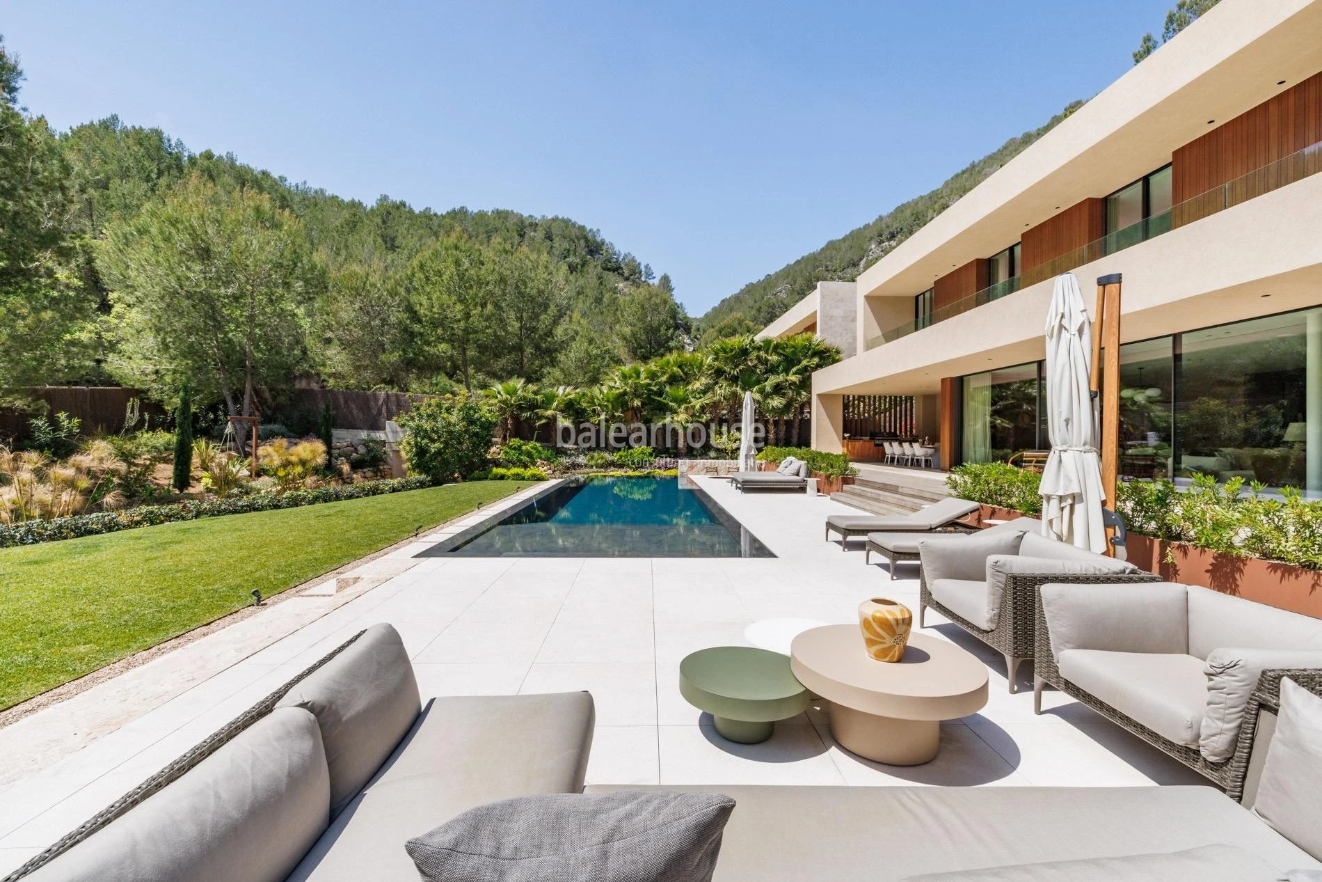 Contemporary design and seamless outdoor living in the natural setting of Son Vida