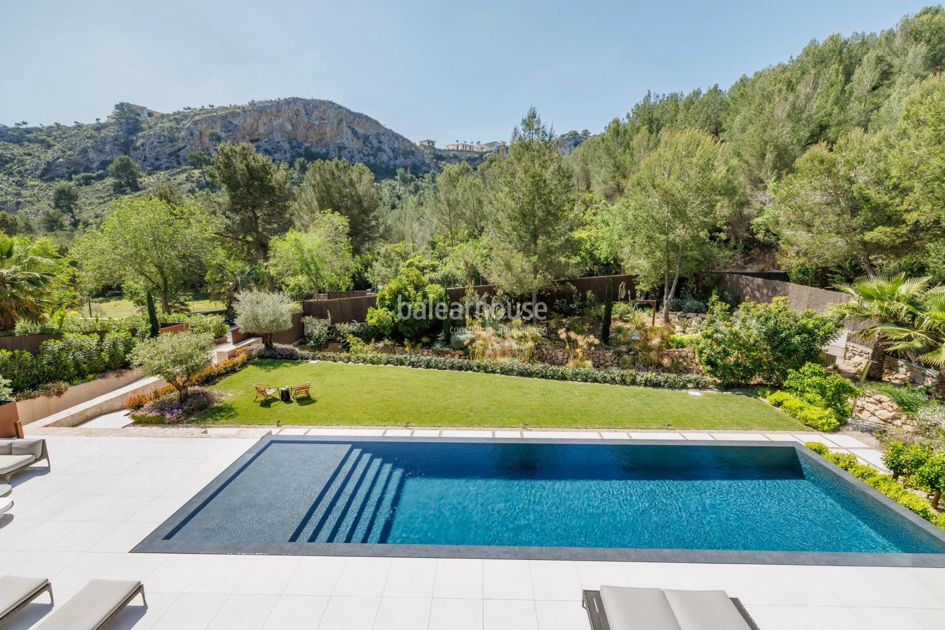 Contemporary design and seamless outdoor living in the natural setting of Son Vida