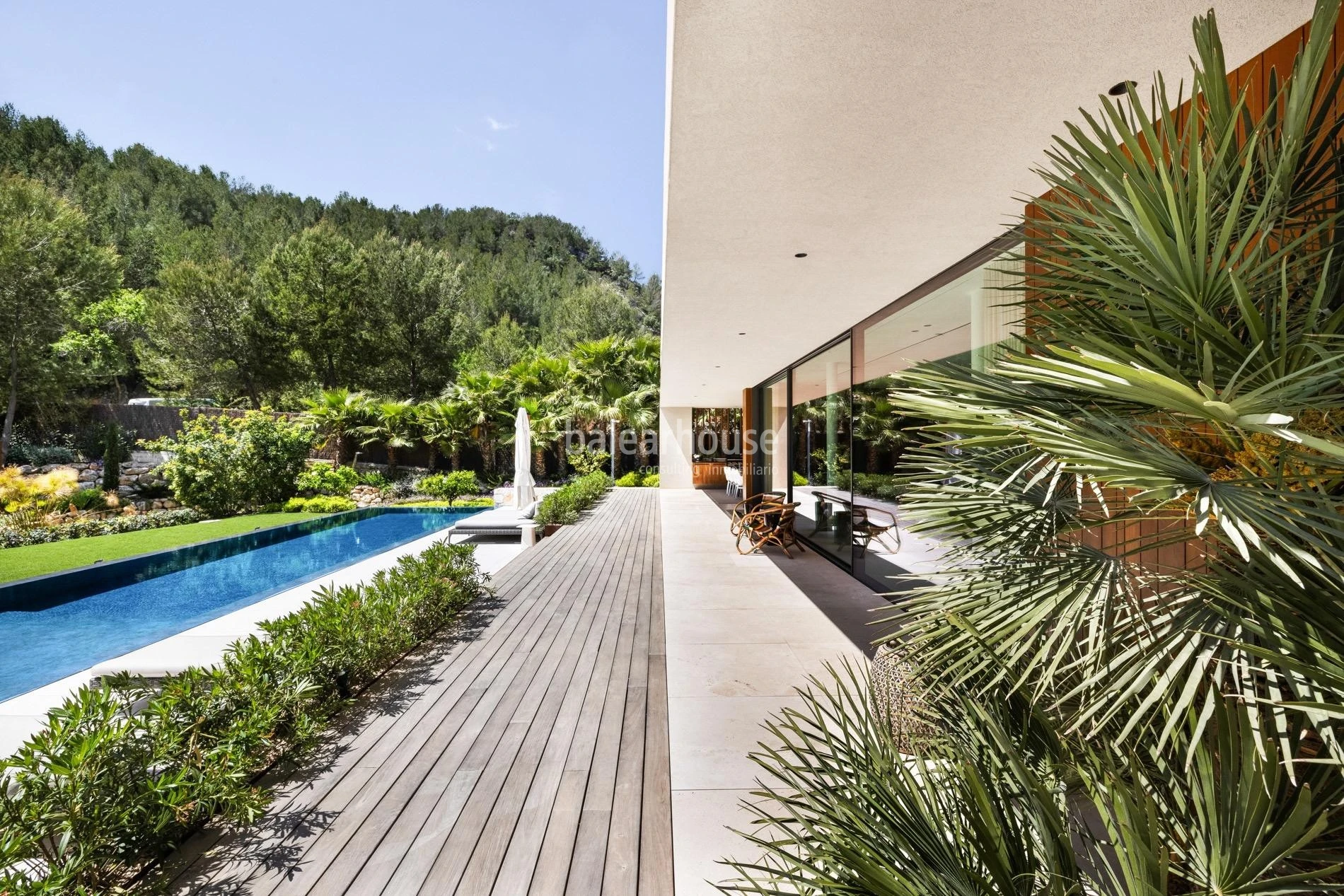Contemporary design and seamless outdoor living in the natural setting of Son Vida