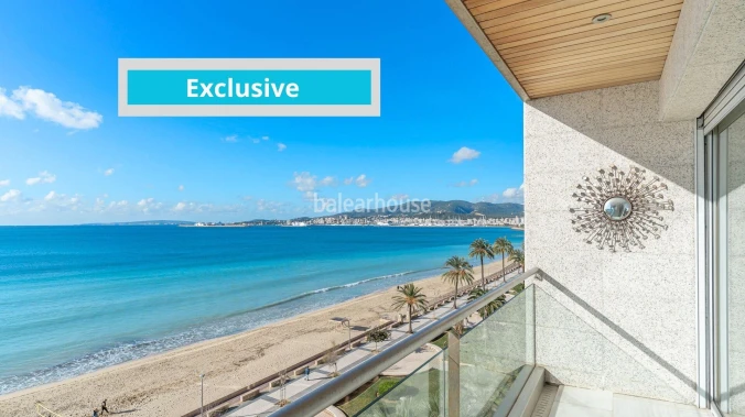 Grand Seafront Apartment with Stunning Views of Palma Bay