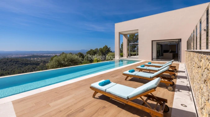  Architektur und Landschaft in einer außergewöhnlichen Finca mit freiem Blick auf die Tramuntana