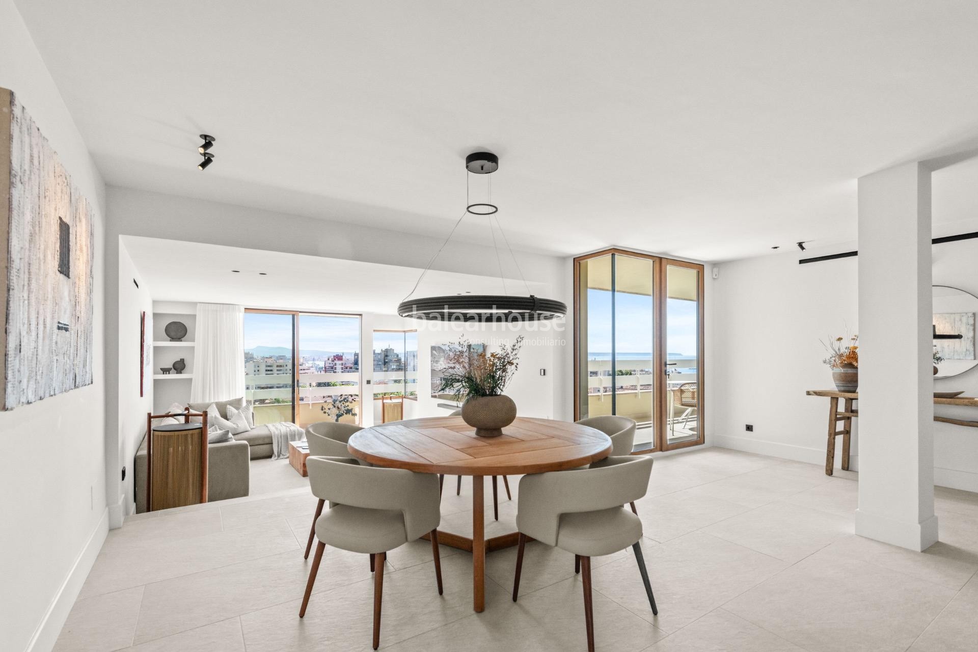 Exceptional penthouse with panoramic views over Palma and the Mediterranean