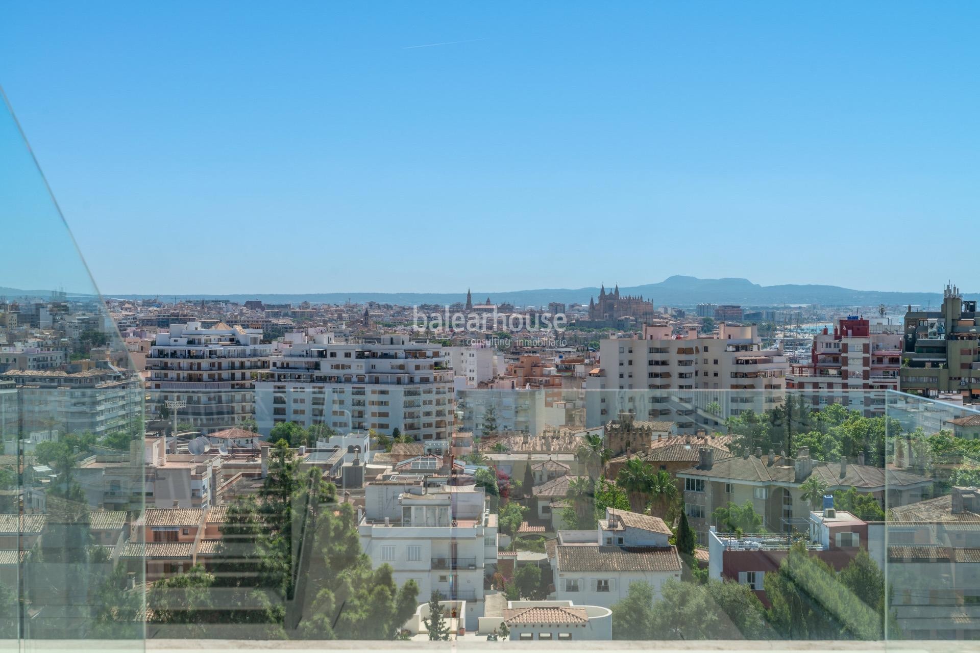 Exceptional penthouse with panoramic views over Palma and the Mediterranean