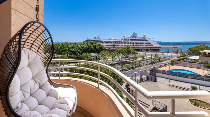 o Lichtdurchflutete Wohnung mit Panoramablick auf die Bucht von Palma