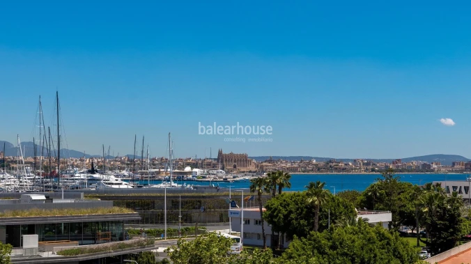 o Lichtdurchflutete Wohnung mit Panoramablick auf die Bucht von Palma
