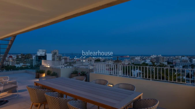 Exceptional penthouse with panoramic views over Palma and the Mediterranean