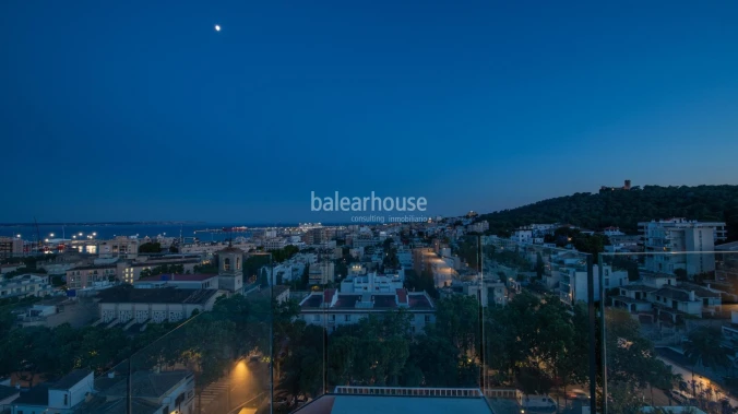 Exceptional penthouse with panoramic views over Palma and the Mediterranean