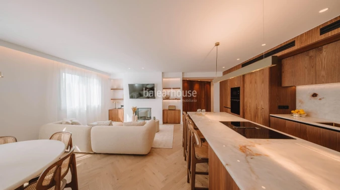 Ein urbanes Refugium der Eleganz in dieser Wohnung im Herzen von Palma