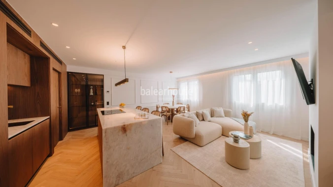 Ein urbanes Refugium der Eleganz in dieser Wohnung im Herzen von Palma