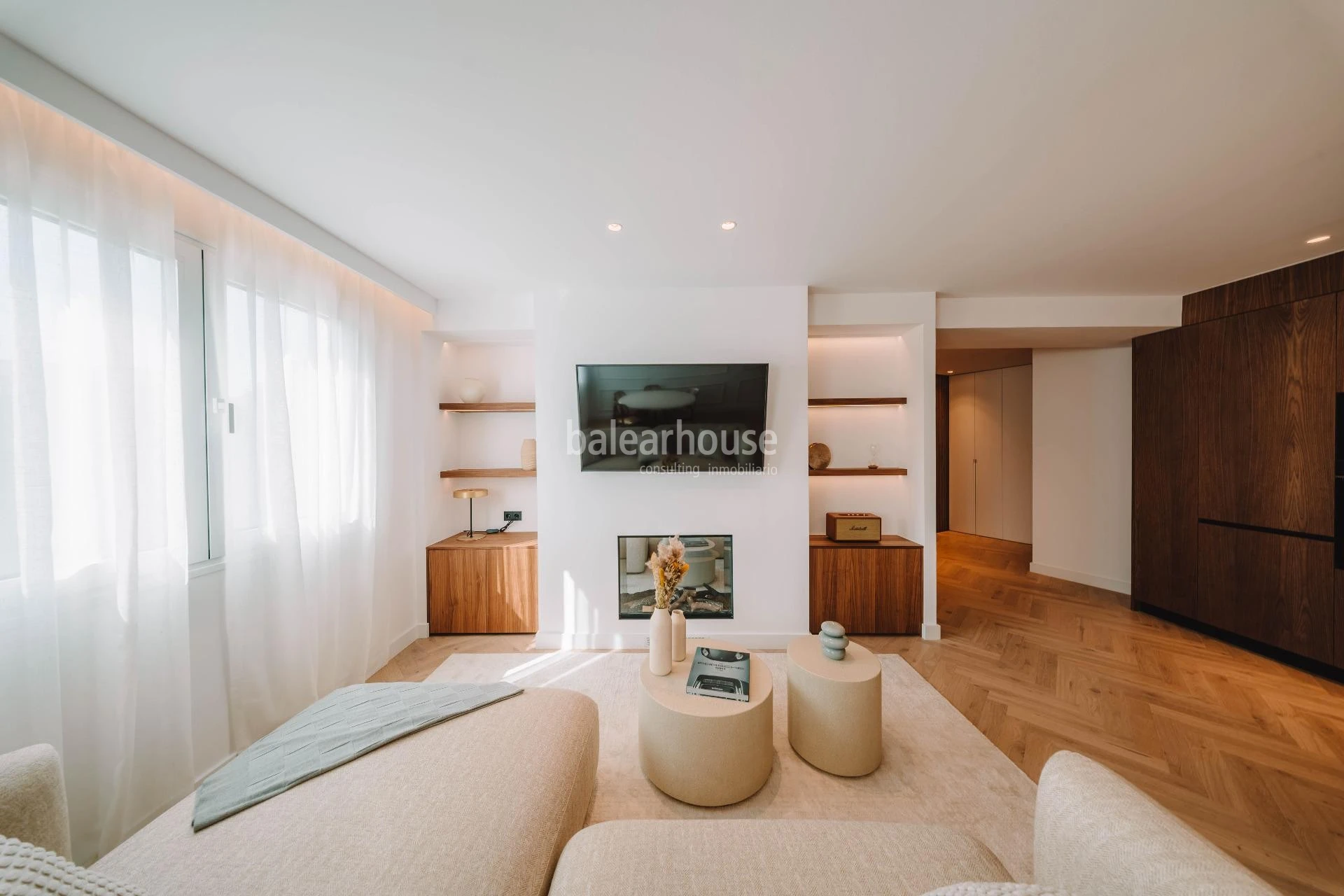 Un refugio urbano de elegancia en este piso situado en el corazón de Palma