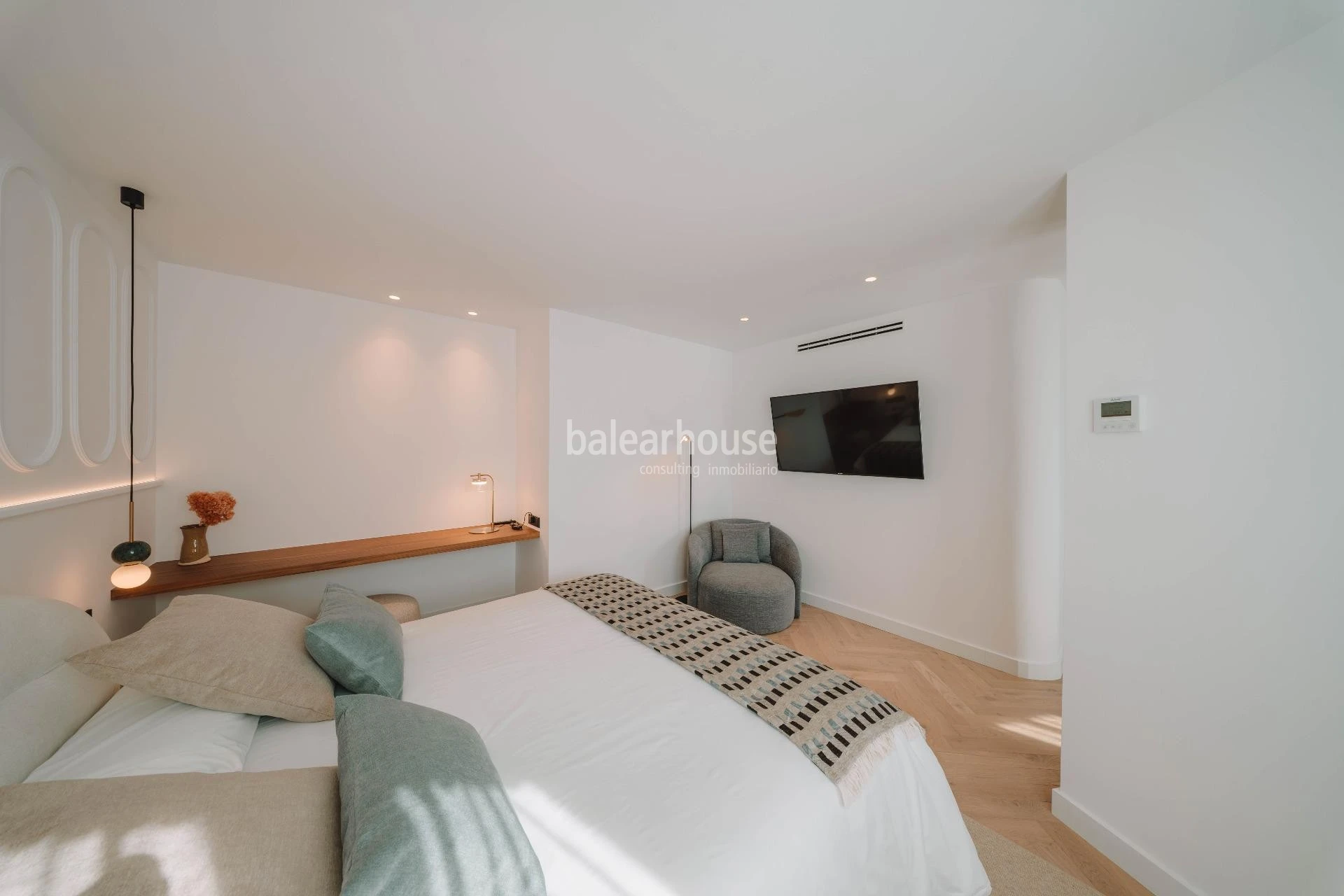 Un refugio urbano de elegancia en este piso situado en el corazón de Palma