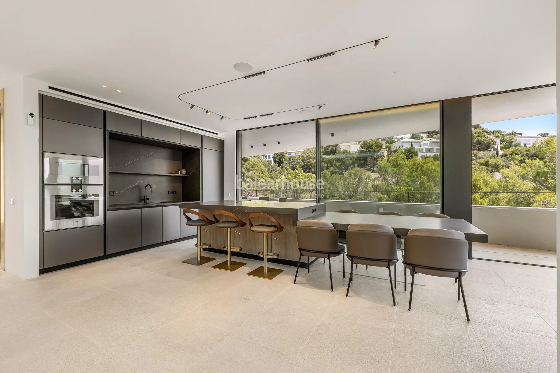 Contemporary new build villa in Costa d'en Blanes with beautiful views that reach to the sea