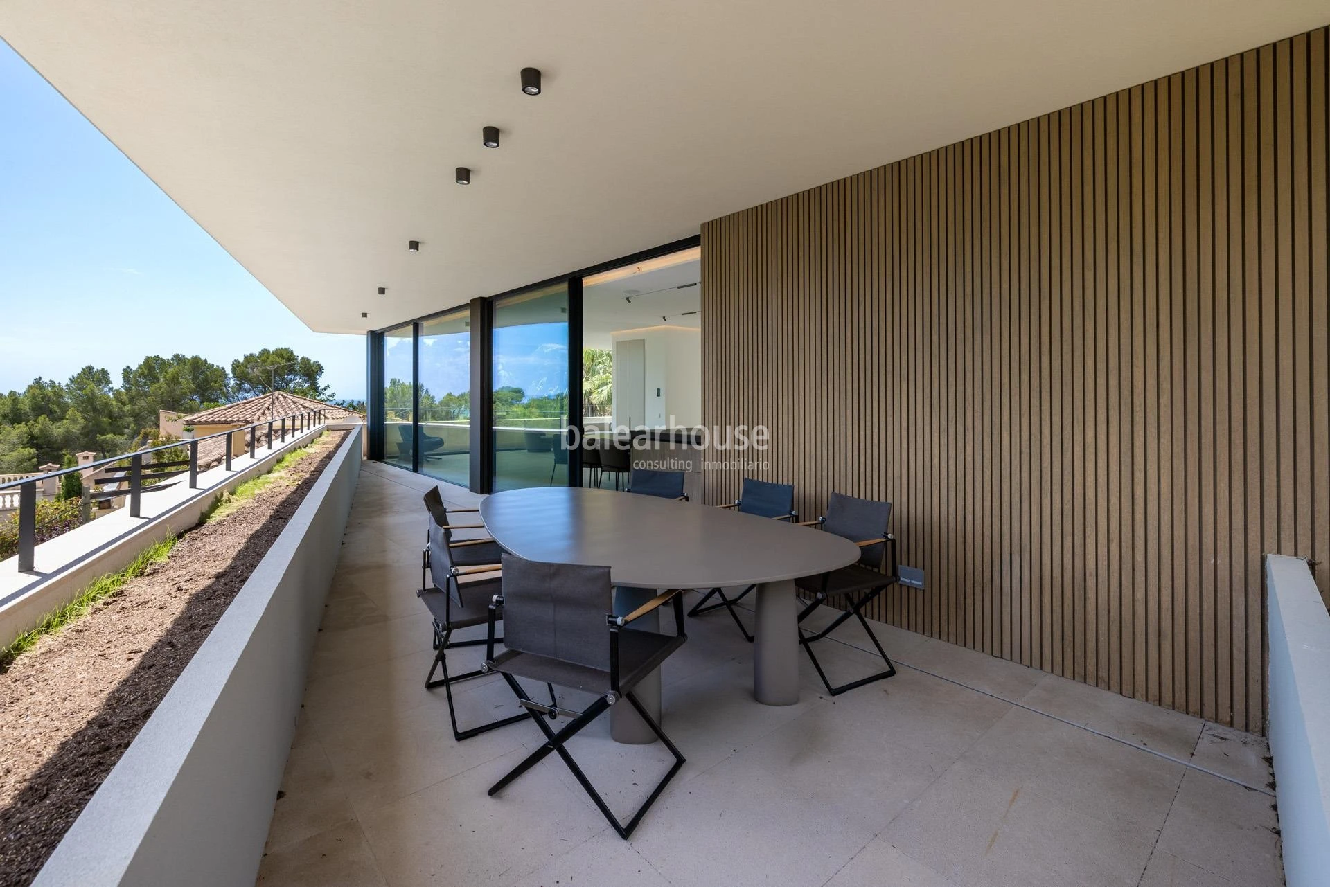 Contemporary new build villa in Costa d'en Blanes with beautiful views that reach to the sea