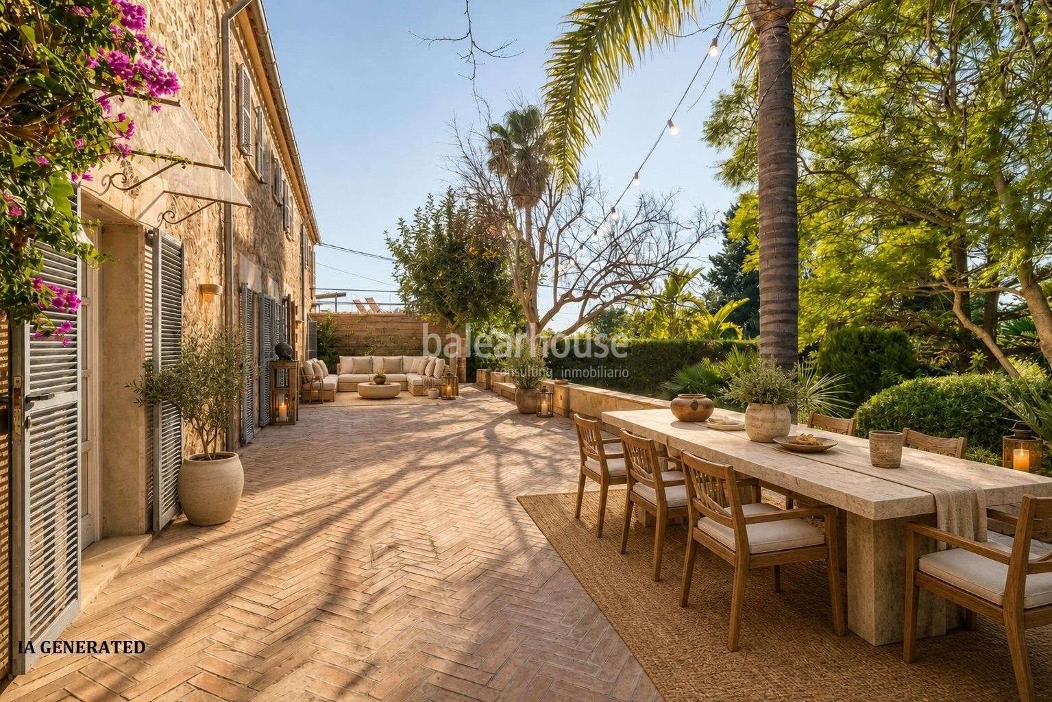 Tradition, modernity and nature in this large estate at a short distance from the centre of Palma.