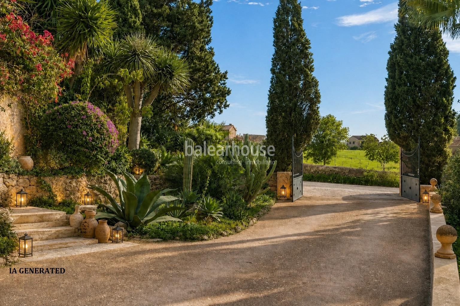 Tradición, modernidad y naturaleza en esta gran finca a escasa distancia del centro de Palma.