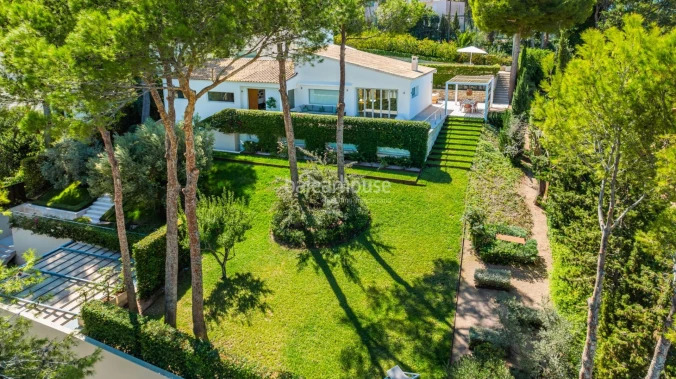 Elegant contemporary villa just a short walk from Cala Vinyes beach on Mallorca’s southwest coast